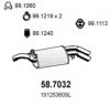 ASSO 58.7032 End Silencer